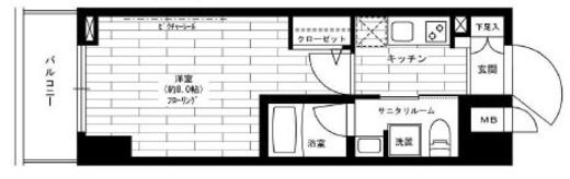 ステージグランデ上野松が谷　702号室　間取り