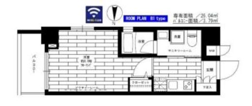 ステージファースト両国東　201号室　間取り