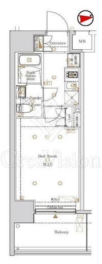ログ東駒形　901号室　間取り