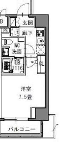 S-RESIDENCE新御徒町WEST (エスレジデンス新御徒町ウエスト)　204号室　間取り