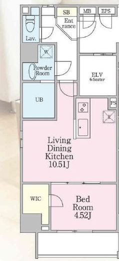 モンレーヴ御徒町　201号室　間取り