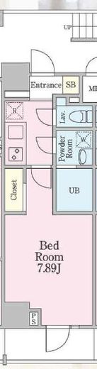 モンレーヴ御徒町　702号室　間取り