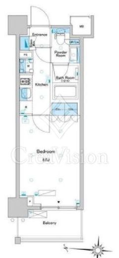 ブラウ住吉　203号室　間取り