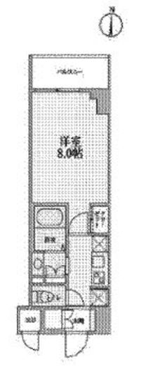 ジニア深川住吉　911号室　間取り