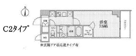 ジニア深川住吉　206号室　間取り