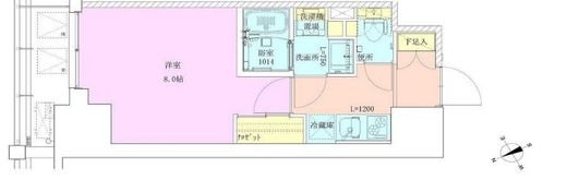 門前仲町レジデンス九番館　601号室　間取り