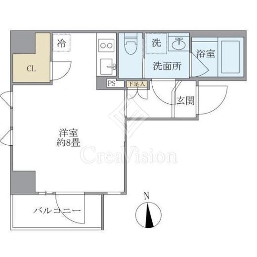 プルミエ秋葉原イースト　403号室　間取り