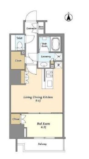 アスール両国　201号室　間取り