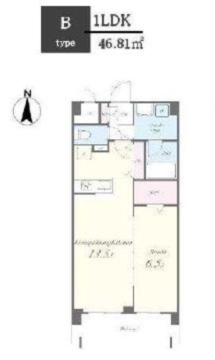 ステラマリス　702号室　間取り