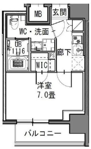 S-RESIDENCE新御徒町EAST (エスレジデンス新御徒町イースト)　302号室　間取り
