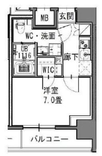 S-RESIDENCE新御徒町EAST (エスレジデンス新御徒町イースト)　502号室　間取り