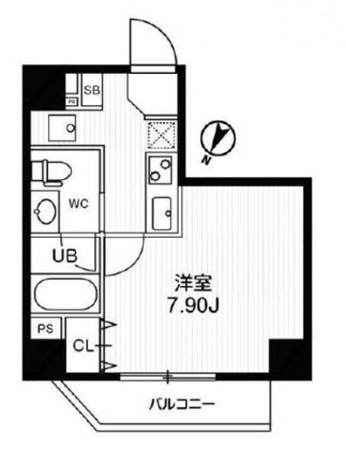 ブランセ森下　503号室　間取り