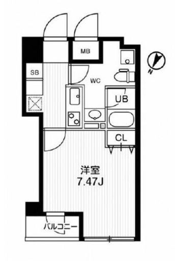 ブランセ森下　702号室　間取り