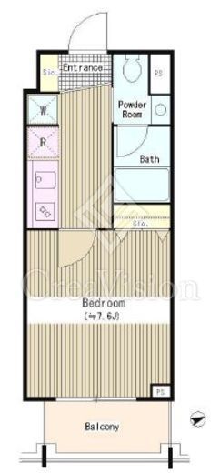 レムリア浅草　702号室　間取り