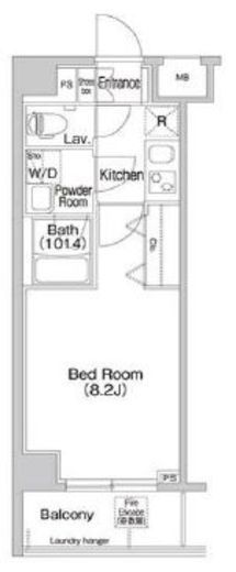 コンフォリア両国トロワ　306号室　間取り