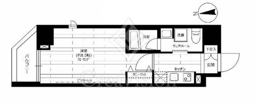 ステージファースト仲御徒町　505号室　間取り