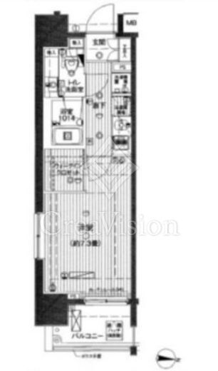 ル・リオン豊洲ウォーターフロント　706号室　間取り