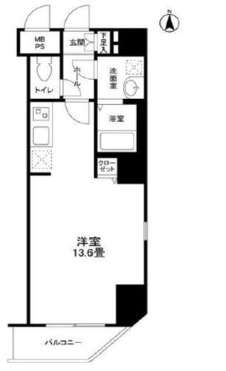 トゥルム錦糸町　602号室　間取り