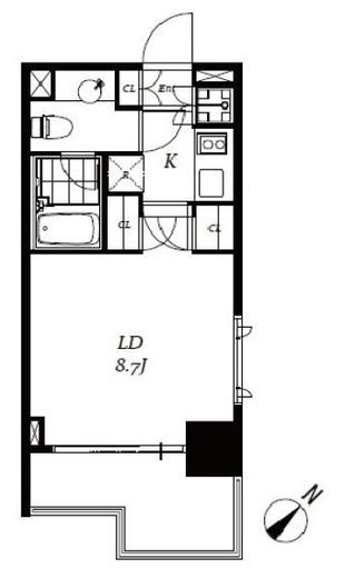 チェスターコート御茶ノ水　204号室　間取り