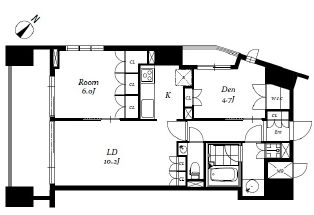 チェスターコート御茶ノ水　301号室　間取り