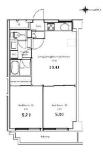 ソサエティ森下　504号室　間取り