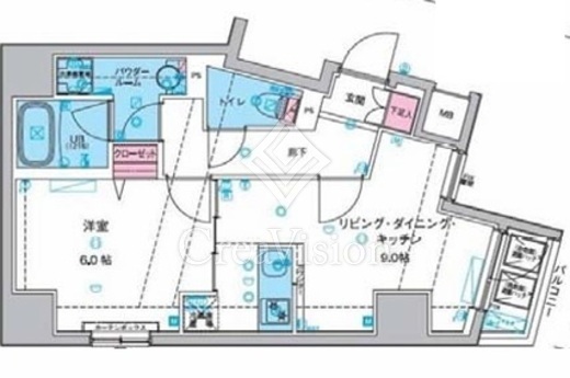 ジェノヴィア上野2スカイガーデン　503号室　間取り