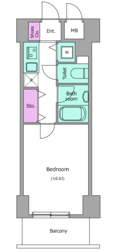 レジディア新御茶ノ水　403号室　間取り
