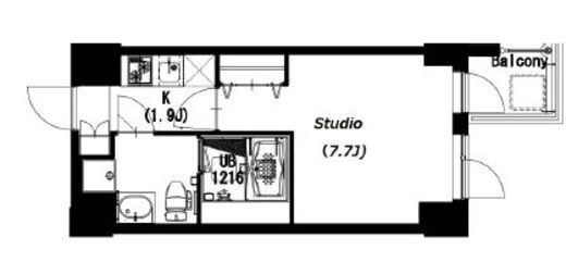 エスティメゾン押上　714号室　間取り