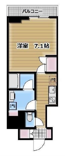 クレストコート蔵前　502号室　間取り