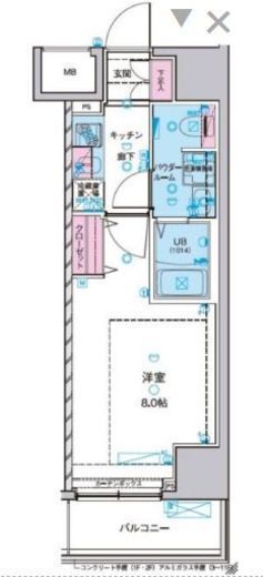 ジェノヴィア浅草2スカイガーデン　101号室　間取り