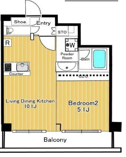 ビィ・フォルマ押上　402号室　間取り