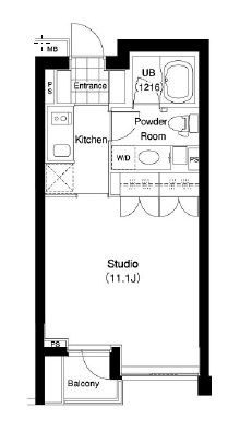 ル・シヤージュ神宮前　205号室　間取り