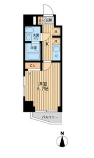 ドゥーエ東陽町　601号室　間取り