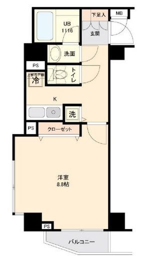 ドゥーエ東陽町　201号室　間取り