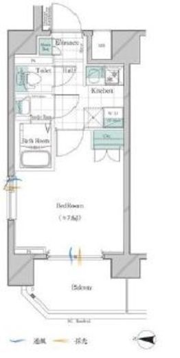 ガリシア錦糸町パークサイド　903号室　間取り