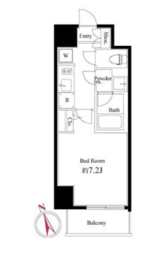 ハーモニーレジデンス浅草#002　302号室　間取り