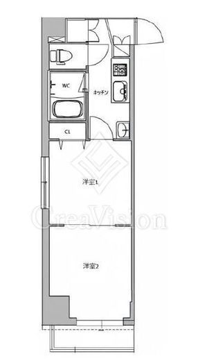 スパッジオ上野東　402号室　間取り