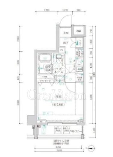 アルテシモカルド　503号室　間取り