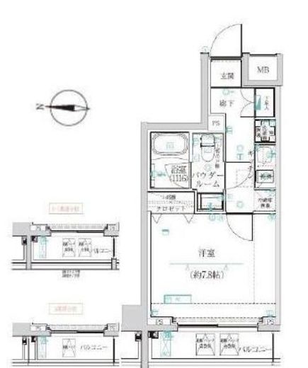 アルテシモカルド　303号室　間取り