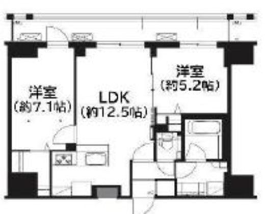 フレンシア菊川　907号室　間取り