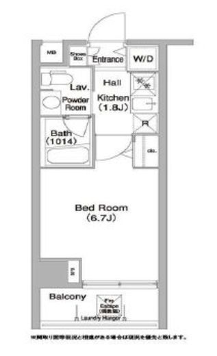 コンフォリア本所吾妻橋　207号室　間取り