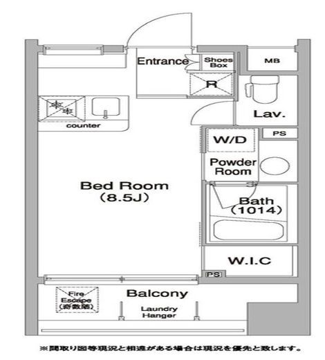コンフォリア本所吾妻橋　301号室　間取り