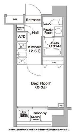 コンフォリア本所吾妻橋　303号室　間取り