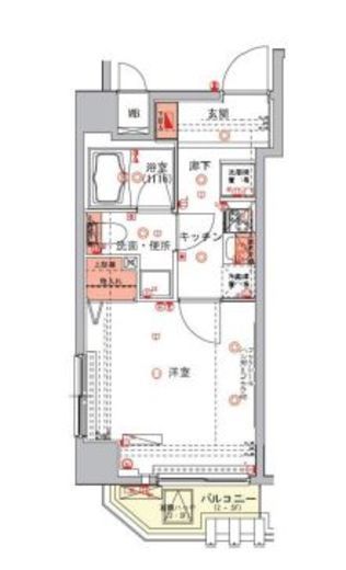 ハーモニーレジデンス浅草　404号室　間取り