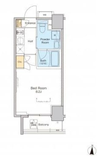 プラウドフラット両国　202号室　間取り