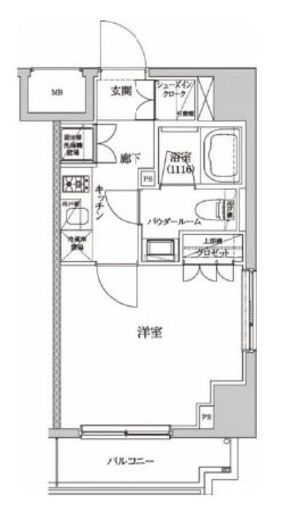 セジョリ墨田両国　701号室　間取り