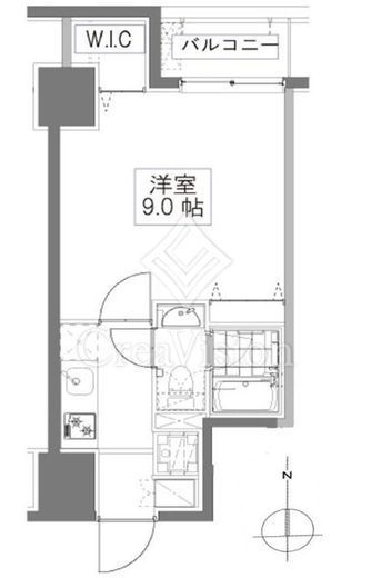 森下レジデンス壱番館　1003号室　間取り