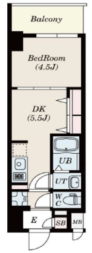 グランパセオ菊川　302号室　間取り