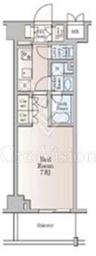 ウィルテラス森下三丁目　503号室　間取り