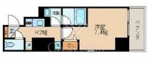 蔵前蔵マンション　603号室　間取り